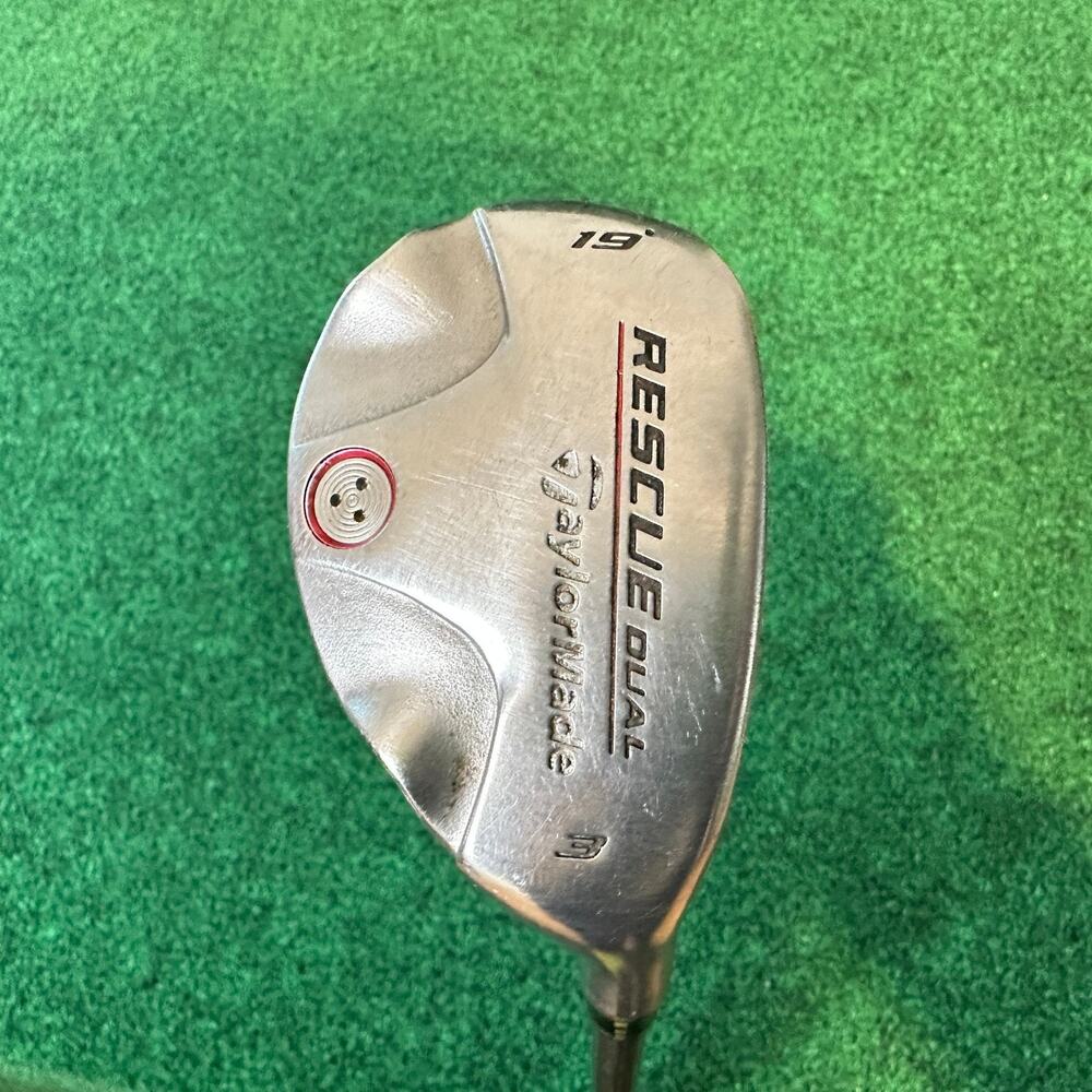 TaylorMade Rescue Dual Hybrid 3 19* S Flex 65g Graphite Shaft 41.25" Grip OK